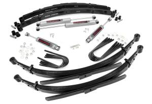 Rough Country - Rough Country Suspension Lift Kit w/Shocks 2 in. Lift Incl. Leaf Springs Brake Line Reloc. Brkt. U-Bolts Hardware Front and Rear Premium N3 Shocks - 265-88-9230 - Image 1