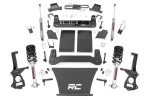 Rough Country Suspension Lift Kit w/Shocks 4 in. Lift Incl. Lifted Struts Rear N3 Shocks Trailboss/AT4 - 27532