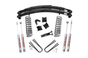 Rough Country Suspension Lift Kit 2.5 in. Lift Incl. Leaf Springs U-Bolts Hardware Front and Rearm Premium N3 Shocks - 530-70-7630
