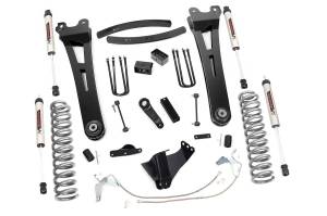 Rough Country - Rough Country Suspension Lift Kit 6 in. w/V2 Shocks Heavy Duty Radius Arms Rubber Bushings Adjustable Alignment Cam Lifted Coil Springs Brackets Spacers Add Leafs w/Hardware - 53970 - Image 2