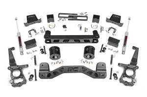 Rough Country - Rough Country Suspension Lift Kit 6 in. w/N3 Shocks Lifted Knuckles Strut Spacers 4 in. Thick Plate Steel Front And Rear Crossmember Brackets w/Hardware - 55330 - Image 2