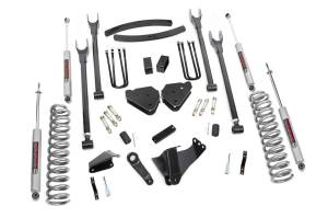 Rough Country 4-Link Suspension Lift Kit w/Shocks 6 in. Lift - 580.20