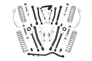 Rough Country - Rough Country X-Series Suspension Lift Kit w/Shocks 4 in. Lift V2 Monotube Shocks Stock Cast Aluminum O Stamped Steel - 67370 - Image 1