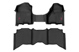 Rough Country - Rough Country Heavy Duty Floor Mats Front And Rear 3 pc. Half Console - M-31313 - Image 1