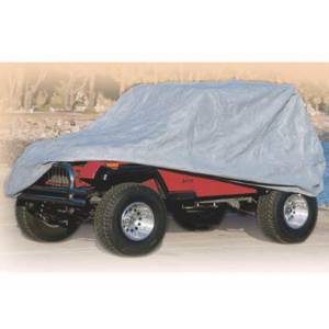 Armor & Protection - Body Covers - Smittybilt - Smittybilt Jeep Cover Incl. Heavy Duty Grommet Bag Lock Cable No Drill Installation - 830