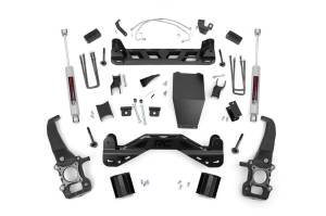 Rough Country Suspension Lift Kit w/Shocks 4 in. Lift - 54720