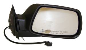 Crown Automotive Jeep Replacement Door Mirror Right Power Heated Foldaway Black  -  55156452AF