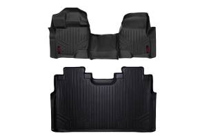 Rough Country Heavy Duty Floor Mats Front And Rear 3 pc. Bench Seats - M-51153