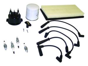 Ignition - Tune-Up Kits - Crown Automotive Jeep Replacement - Crown Automotive Jeep Replacement Tune-Up Kit Incl. Air Filter/Oil Filter/Spark Plugs  -  TK22