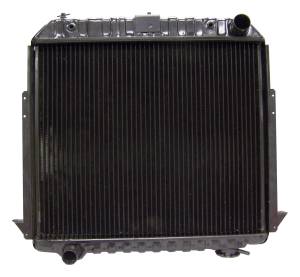 Cooling - Radiators - Crown Automotive Jeep Replacement - Crown Automotive Jeep Replacement Radiator 16 3/4 in. x 20 1/4 in. Core 2 Row  -  53000521