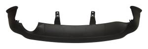Crown Automotive Jeep Replacement - Crown Automotive Jeep Replacement Rear Bumper Fascia Lower Black w/Single Exhaust w/o Trailer Hitch  -  68111467AA - Image 1