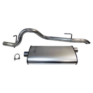 Crown Automotive Jeep Replacement - Crown Automotive Jeep Replacement Muffler And Tailpipe Incl. Muffler Tailpipe Clamp  -  52101052AE - Image 2