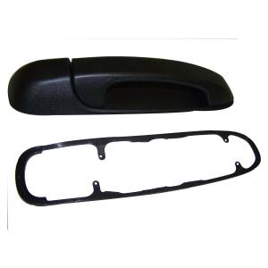 Crown Automotive Jeep Replacement - Crown Automotive Jeep Replacement Exterior Door Handle Black Textured w/o Lock Cylinder  -  55135636AD - Image 2