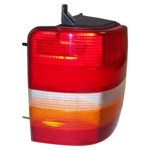Crown Automotive Jeep Replacement - Crown Automotive Jeep Replacement Tail Light Assembly Left For Use w/ 1994-1996 Jeep ZG Europe Grand Cherokee Left w/4 Large Bulbs No Side Holes  -  55155117 - Image 2