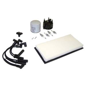 Crown Automotive Jeep Replacement Tune-Up Kit Incl. Air Filter/Oil Filter/Spark Plugs  -  TK21