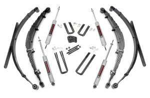 Rough Country Suspension Lift Kit w/Shocks 4 in. Lift - 505.20