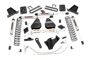 Rough Country - Rough Country Suspension Lift Kit 6 in. w/V2 Series Monotube Shocks Lifted Coil Springs Stainless Steel Braided Brake Lines Brackets Bumpstop Spacers Includes Hardware - 52970 - Image 2