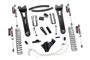 Rough Country - Rough Country Suspension Lift Kit 6 in. w/Vertex Shocks Heavy Duty Radius Arms Rubber Bushings Adjustable Alignment Cam Lifted Coil Springs Brackets Spacers Add Leafs w/Hardware - 53950 - Image 2