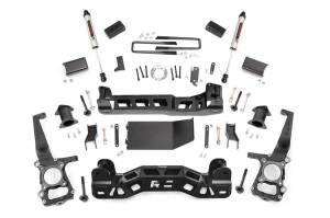 Rough Country - Rough Country Suspension Lift Kit w/Shocks 4 in. Lift Incl. Strut Spacers Rear v2 Monotube Shocks - 57470 - Image 2