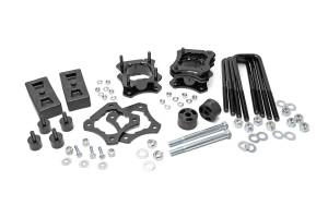 Rough Country - Rough Country Suspension Lift Kit 2.5-3 in. Lift Incl. Strut Extensions Diff. Mounting Spacers Skid Plate Spacers Bump Stops Lift Blocks U-Bolts Hardware - 87000 - Image 1
