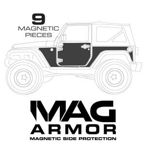 Smittybilt - Smittybilt Mag-Armor Magnetic Trail Skins Set Of 9 - 76992 - Image 5