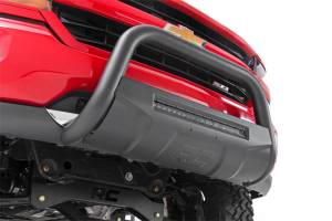 Rough Country - Rough Country Black Bull Bar w/ Integrated Black Series 20-inch LED Light Bar - B-T4060 - Image 3