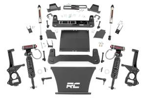 Rough Country - Rough Country Suspension Lift Kit w/Shocks 4 in. Lift Front Vertex Adjustable Coilovers Rear V2 Monotube Shocks Trailboss/AT4 - 27557 - Image 1