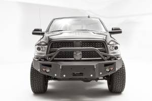 Fab Fours - Fab Fours Premium Winch Front Bumper 2 Stage Black Powder Coated w/Pre-Runner Guard - DR16-C4052-1 - Image 1