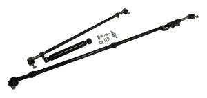 Crown Automotive Jeep Replacement Steering Kit Incl. All 4 Tie Rod Ends/Adjusters With Hardware/Steering Stabilizer w/LHD  -  SK4