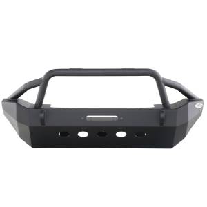 Smittybilt XRC GEN 1 Front Bumper Matte Black Powder Coat Incl. Winch Plate[Up to 10000 lb Winch] - 77806