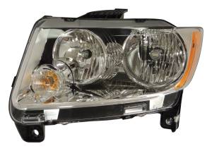 Lights - Headlights - Crown Automotive Jeep Replacement - Crown Automotive Jeep Replacement Head Light Left  -  68088869AA