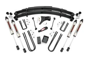 Rough Country Suspension Lift Kit w/Shocks 6 in. Lift V2 Monotube Shocks Incl. 4 in. Lift Blocks - 49370