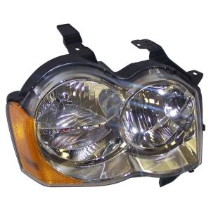 Lights - Headlights - Crown Automotive Jeep Replacement - Crown Automotive Jeep Replacement Head Light Assembly Right w/o HID Bulbs  -  55157482AE