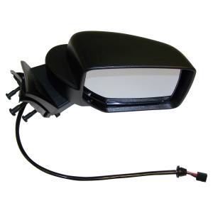 Crown Automotive Jeep Replacement Door Mirror Right Power Heated w/Driver Memory Black  -  57010078AC