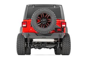 Rough Country - Rough Country Trail Rear Bumper Rear w/Tire Carrier Satin Black - 10598 - Image 2