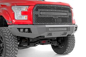 Rough Country - Rough Country Heavy Duty Front LED Bumper Incl. [4] Black-Series LED Cube Lights 20 in. Black-Series LED Light Bar Wiring Harness Adaptive Cruise Control Bracket - 10770 - Image 2