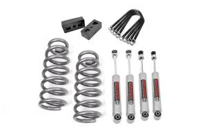 Rough Country - Rough Country Suspension Lift Kit w/Shocks 3 in. Lift Incl. Coil Springs Blocks U-Bolts Hardware Front and Rear Premium N3 Shocks - 36630 - Image 2
