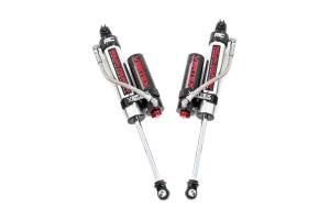 Rough Country Adjustable Vertex Shocks Rear 4 in. Long Arm Lifts Zinc Plate Finish Double Clear Coat 2.5 in. Piston Steel - 699015