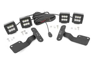 Rough Country - Rough Country LED Lower Windshield Ditch Kit 2 in. Spot Beam - 70868 - Image 2