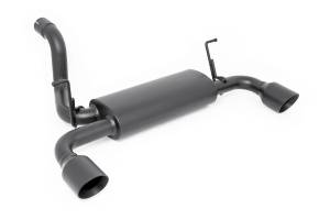 Rough Country - Rough Country Dual Outlet Performance Exhaust Matte Black Stainless Steel Construction w/High Temperature Resistant Coating For Long Lifespan 2.5 in. Diameter High Flow Design - 96003 - Image 2