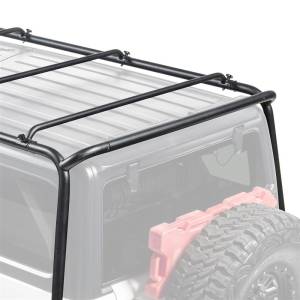 Smittybilt - Smittybilt SRC Roof Rack 4 Point Mounting Works w/Rear Bumper w/Removable Cross Bars Textured Black - 77717 - Image 2