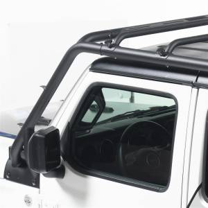 Smittybilt - Smittybilt SRC Roof Rack 4 Point Mounting Works w/Rear Bumper w/Removable Cross Bars Textured Black - 77717 - Image 5