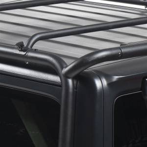 Smittybilt - Smittybilt SRC Roof Rack 4 Point Mounting Works w/Rear Bumper w/Removable Cross Bars Textured Black - 77717 - Image 6