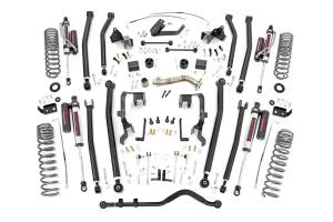 Rough Country Long Arm Suspension Lift Kit w/Shocks 4 in. w/Vertex Adjustable Reservoir Shocks 2 Door - 79150A