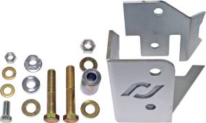 RockJock Trac Bar Relocation Kit Rear Incl. Inner/Outer Brackets Hardware Some Welding Required - CE-9807RTBK