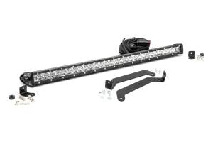 Rough Country LED Bumper Kit 30 in. Chrome Series IP67 Waterproof Rating - 70864