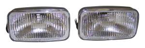 Crown Automotive Jeep Replacement Fog Lamp Kit Incl. 2 Lamps Less Covers Clear Lens  -  4713582K