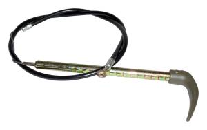Crown Automotive Jeep Replacement Emergency Brake Cable And Handle Green Handle Parking Brake Cable  -  A1242