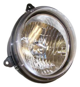 Lights - Headlights - Crown Automotive Jeep Replacement - Crown Automotive Jeep Replacement Head Light Assembly Right Incl. Bulbs  -  55157140AA
