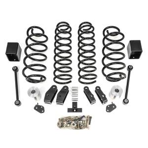 ReadyLift Coil Spring Leveling Kit 2.5 in. Front Lift 2 in. Rear Lift Black Spring w/Shock Extensions - 69-6827